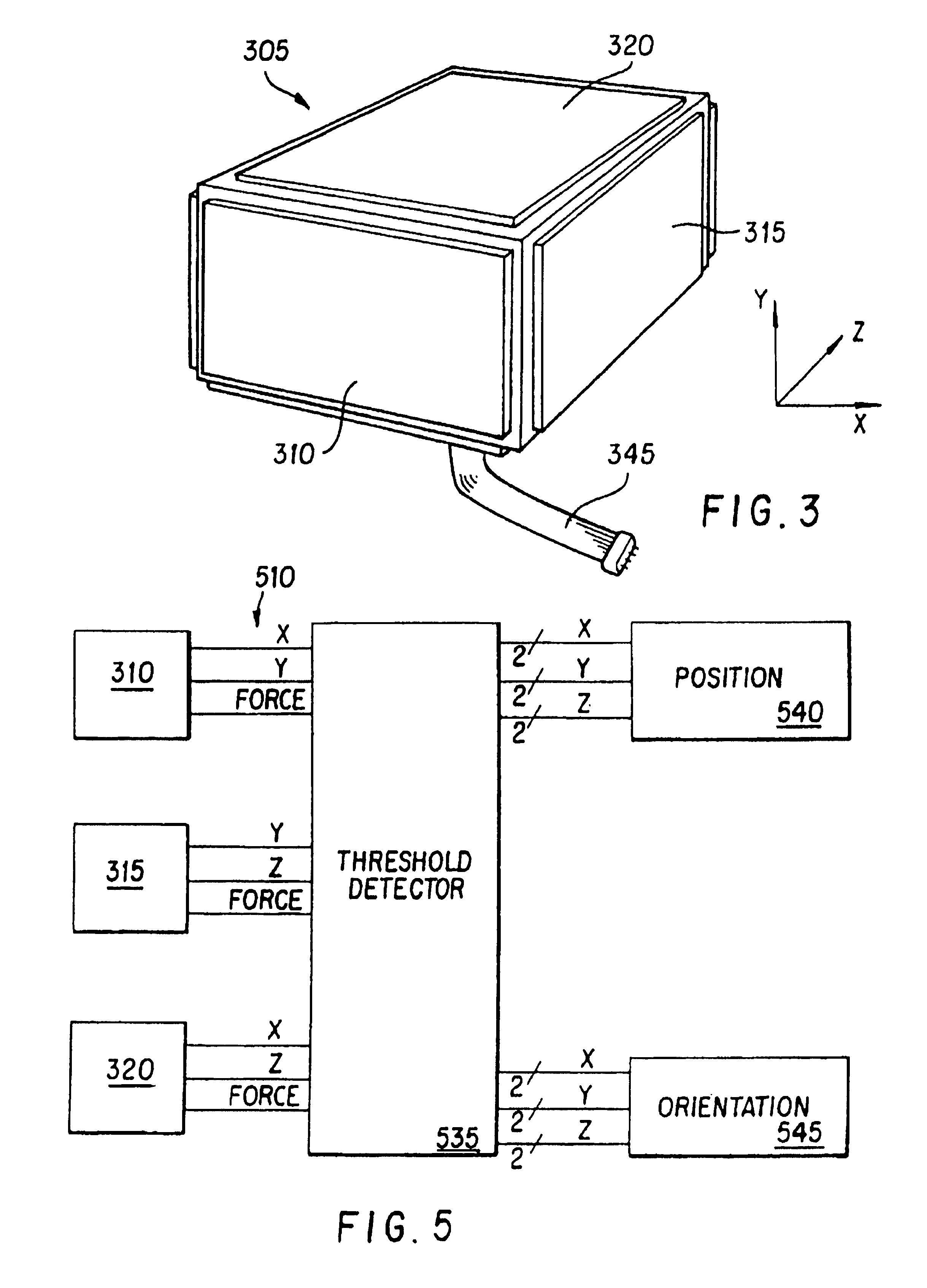 Methods and apparatus for providing touch-sensitive input in multiple degrees of freedom