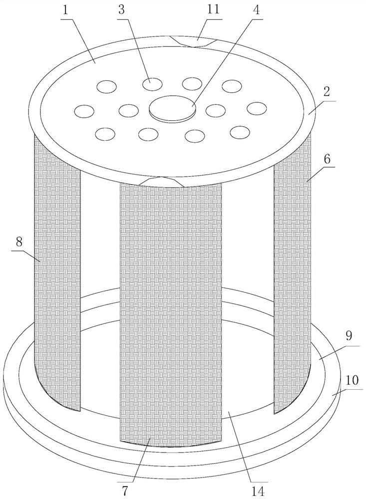 A rapid drainage anti-theft municipal road manhole cover