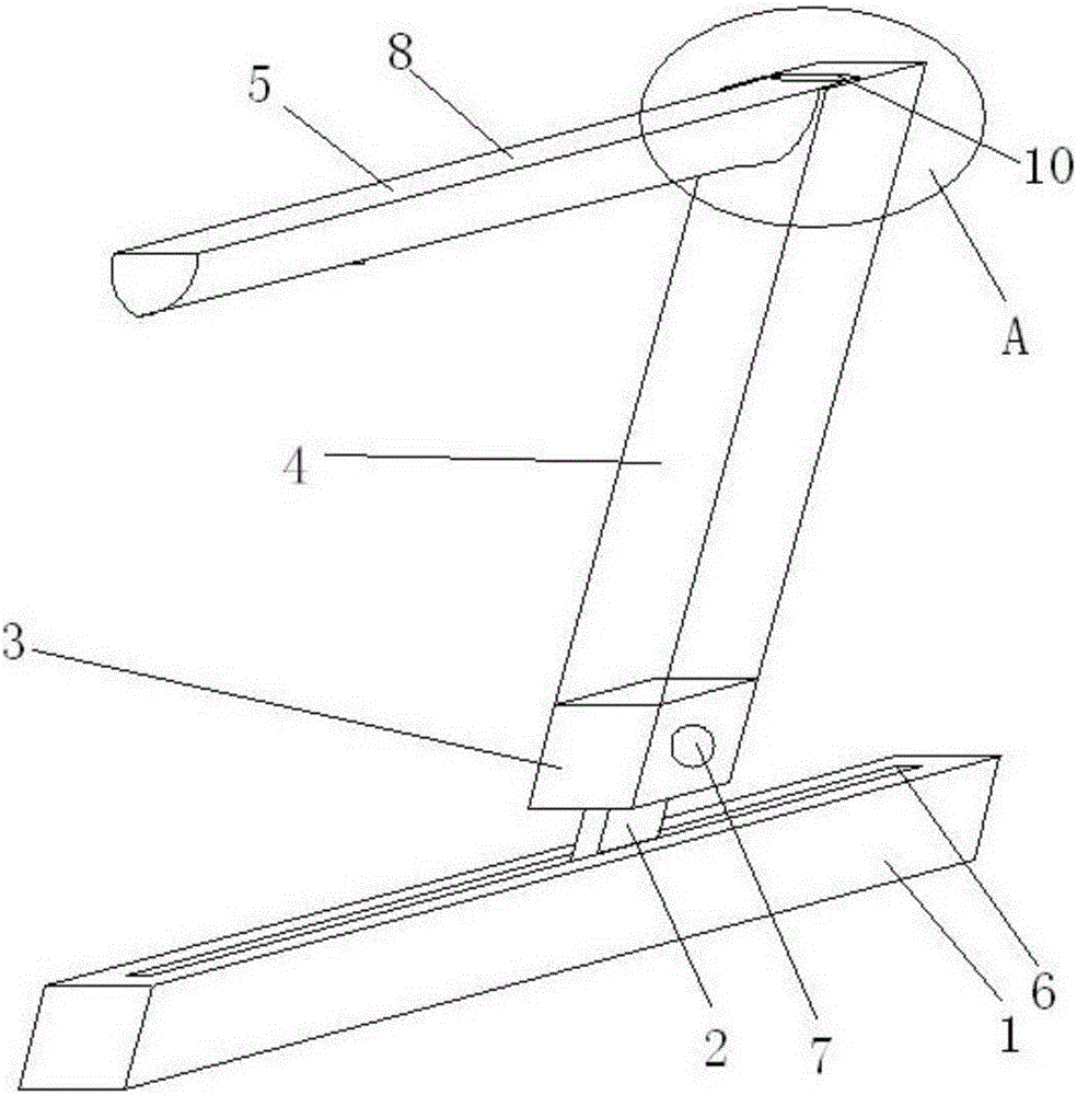 Aircraft seat armrest capable of rotating horizontally
