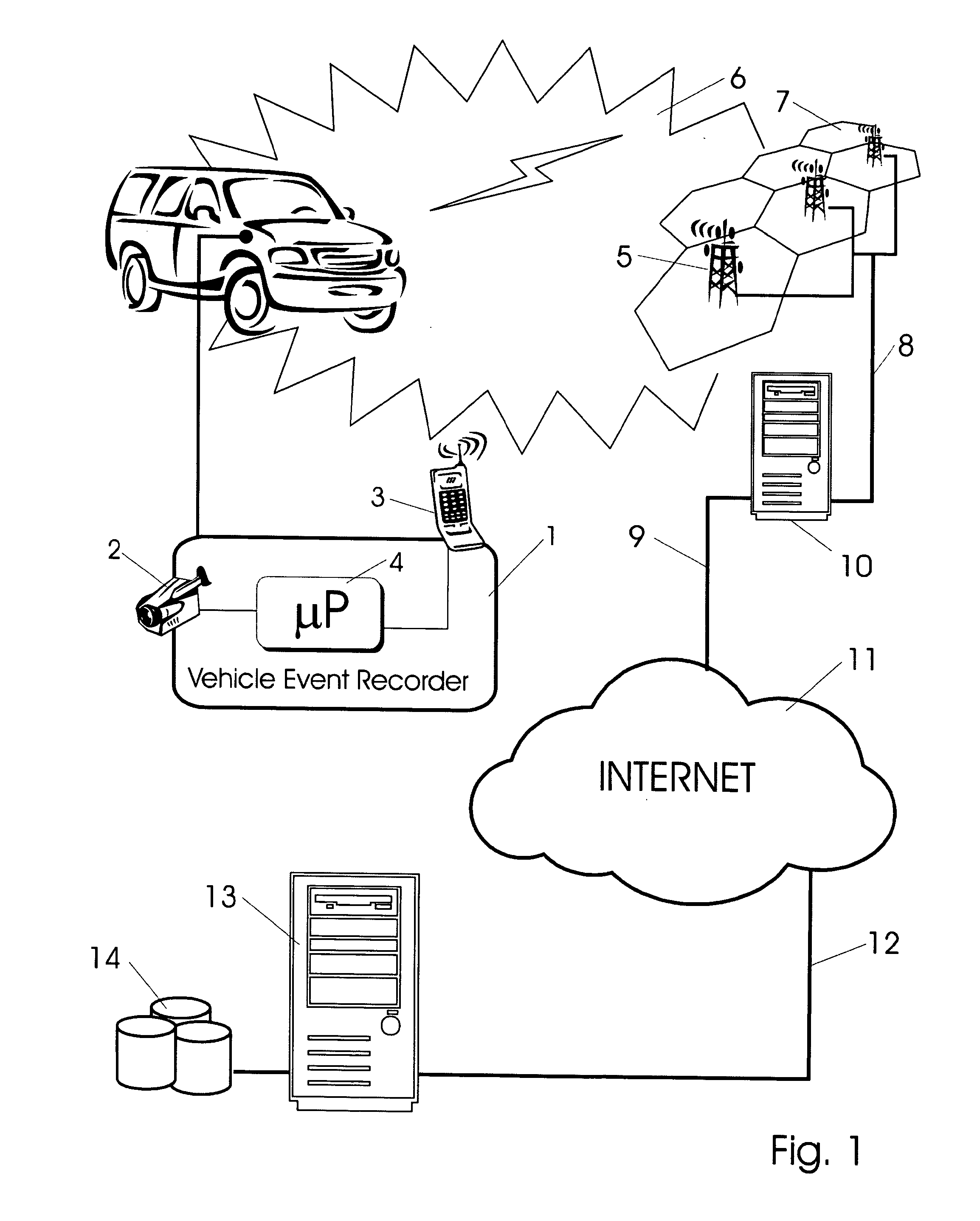 Vehicle Event Recorder Systems and Networks Having Integrated Cellular Wireless Communications Systems