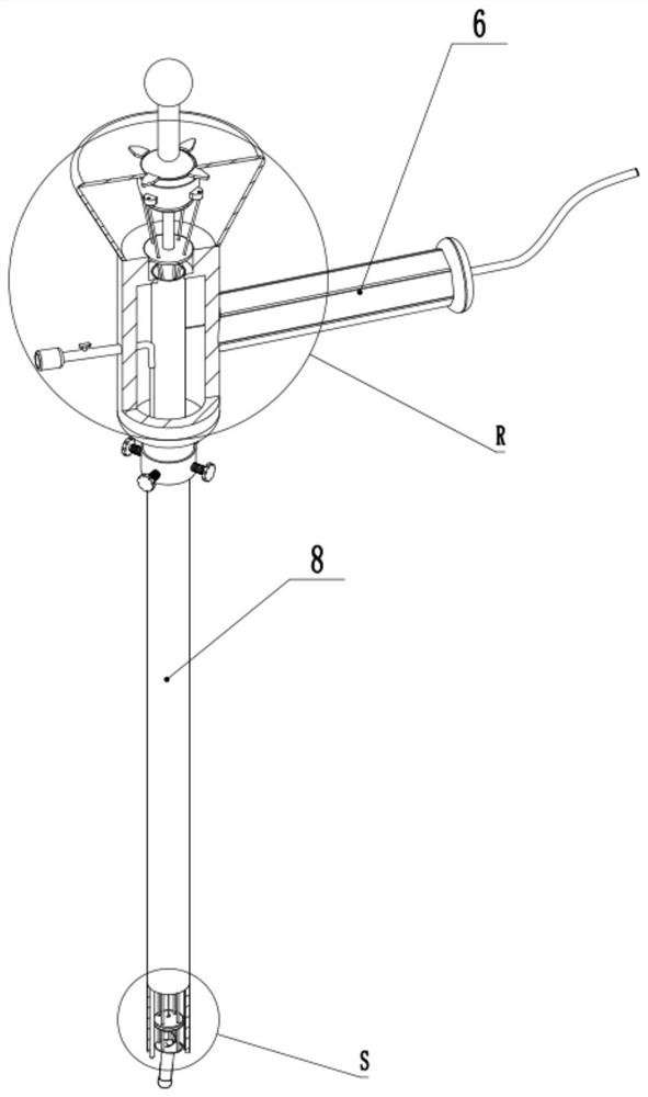 Disposable split type fiber bronchoscope capable of turning by 360 degrees