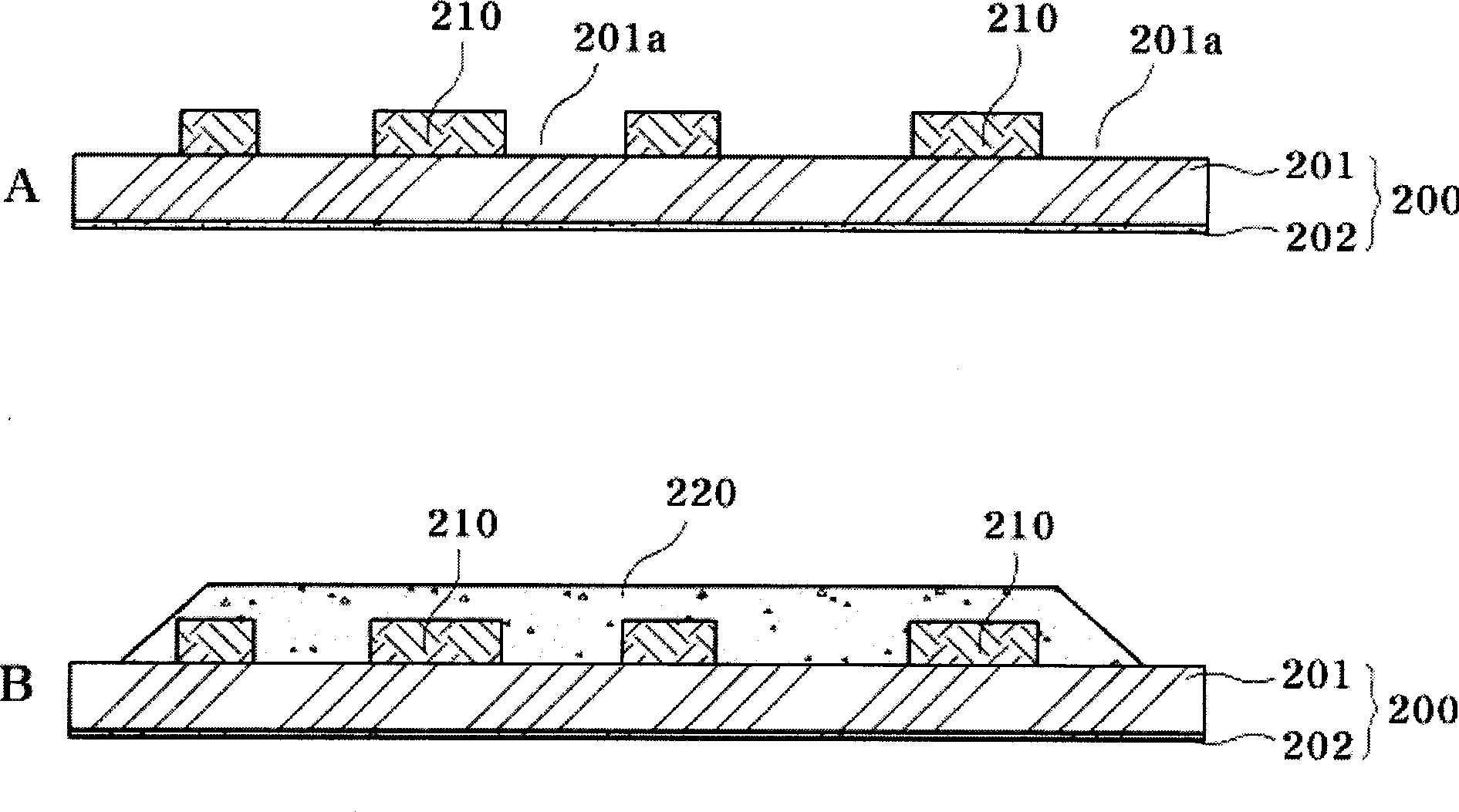 Electric heating mirror and its producing method