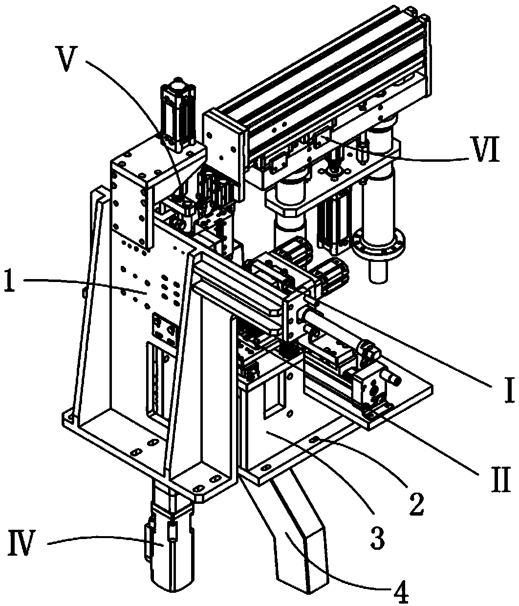 Mechanism for detecting whether product mounting is qualified or not