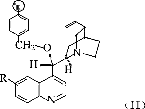 Preparation method of macromolecule loaded quinine type compound