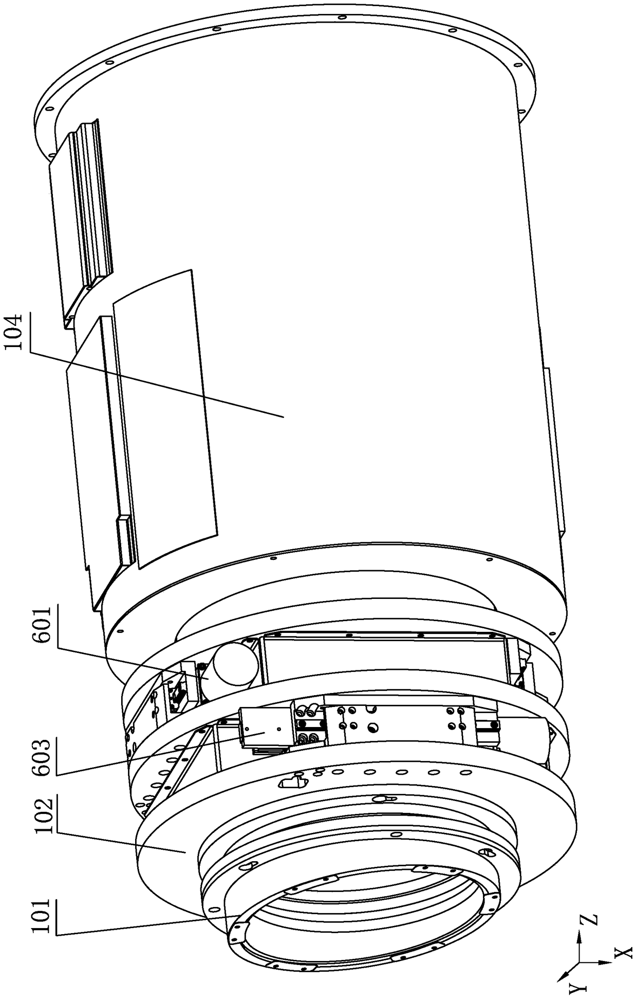 A high-power focusing lens with adjustable focus
