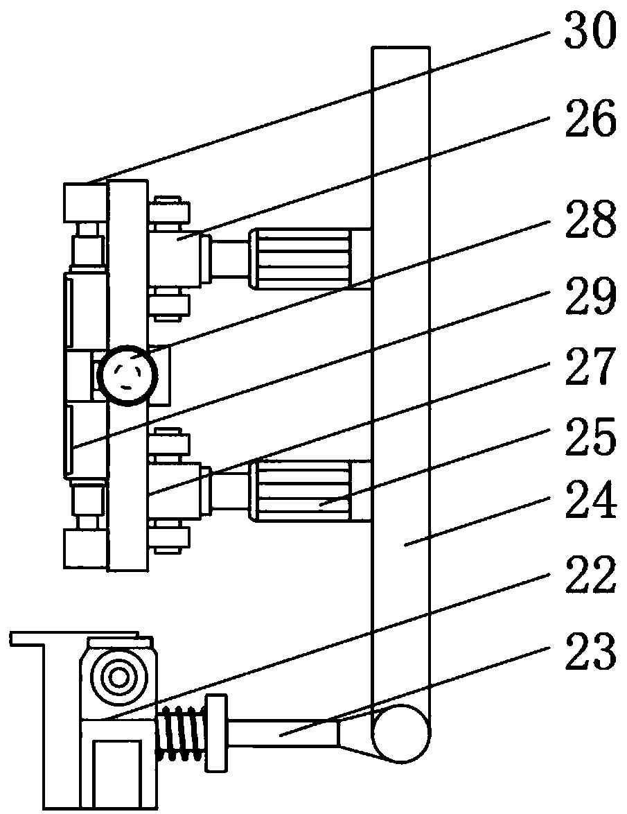 Lifting device for stand-steering forklift