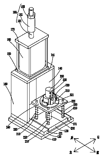 Motor magnetic tile assembly device