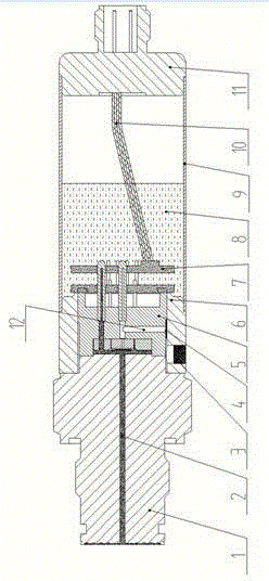 Natural ventilation pressure measuring instrument