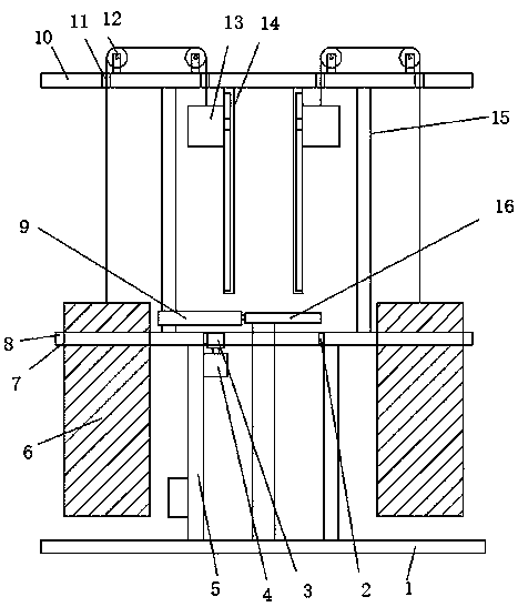 Automatic feeding device for plastic processing