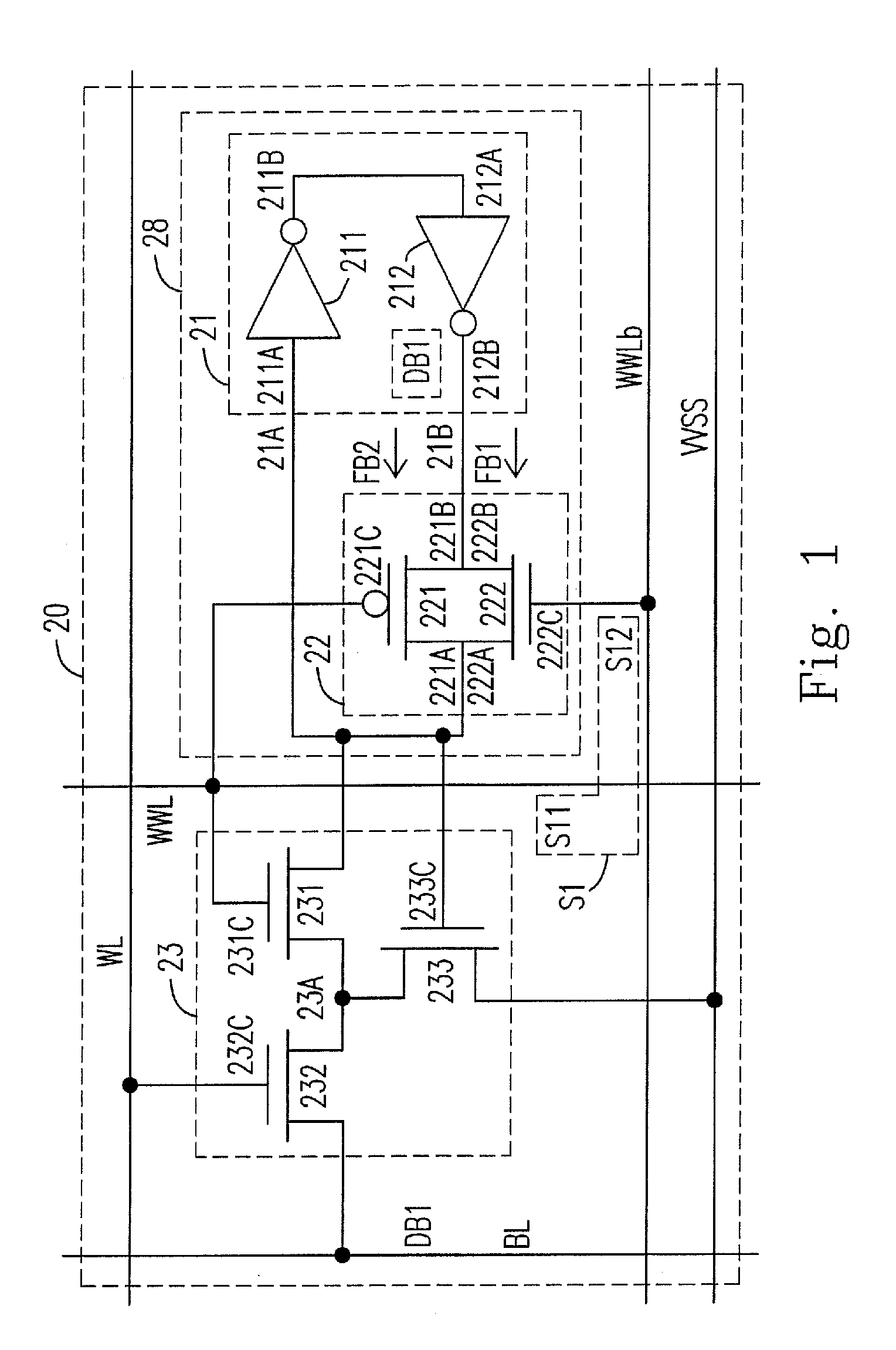 Static random  access memory cell and method of operating the same