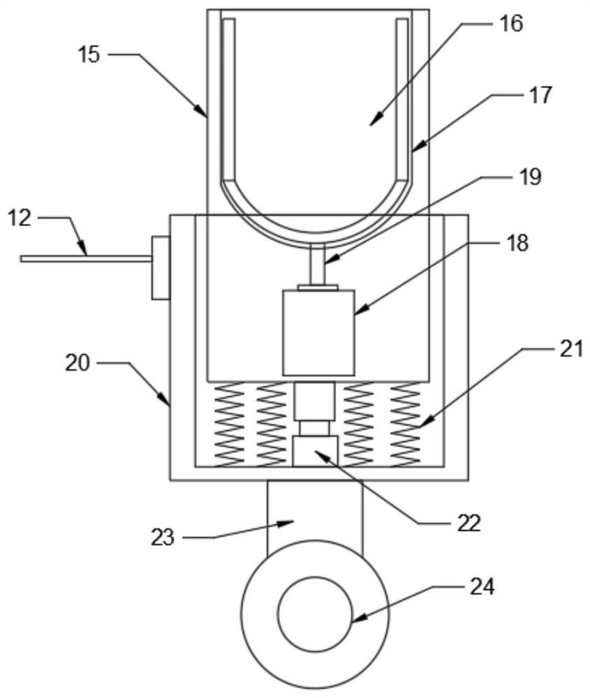 Quantitative feeding device for animal husbandry