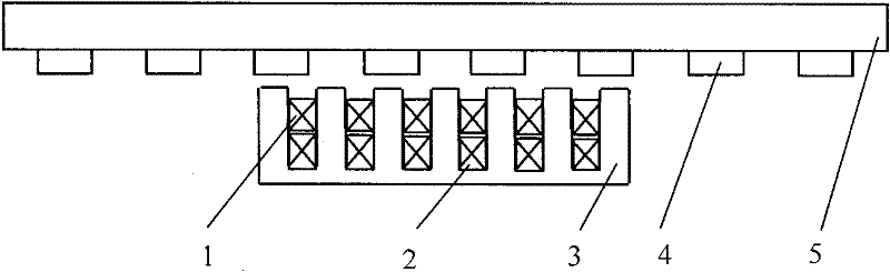 Direct magnetic suspension permanent magnet linear synchronous motor for numerical control feeding platform