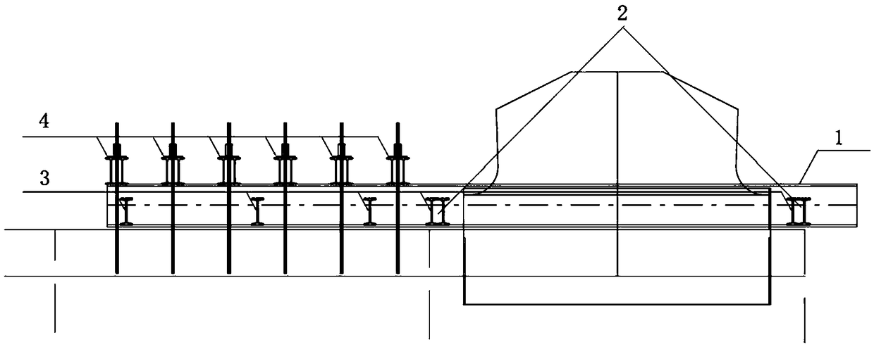 Integral gusset accuracy locating method for steel truss stiffened continuous rigid frame