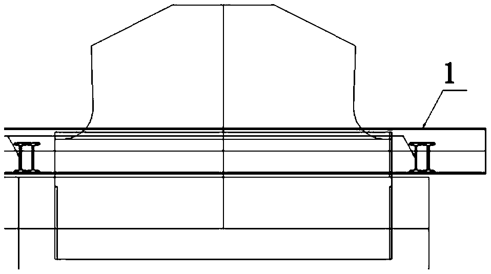 Integral gusset accuracy locating method for steel truss stiffened continuous rigid frame