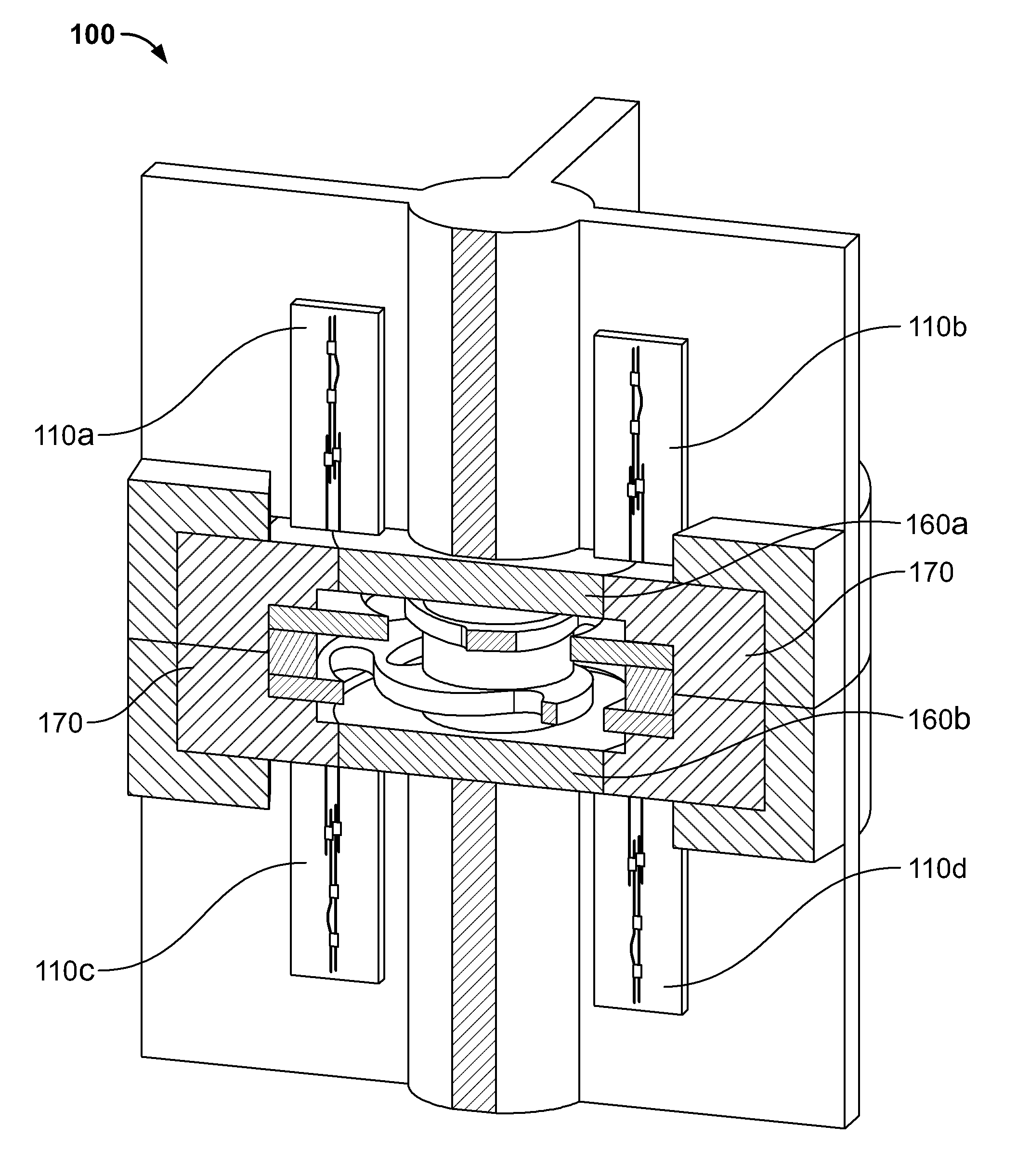Methods and apparatus for providing a semiconductor optical flexured mass accelerometer