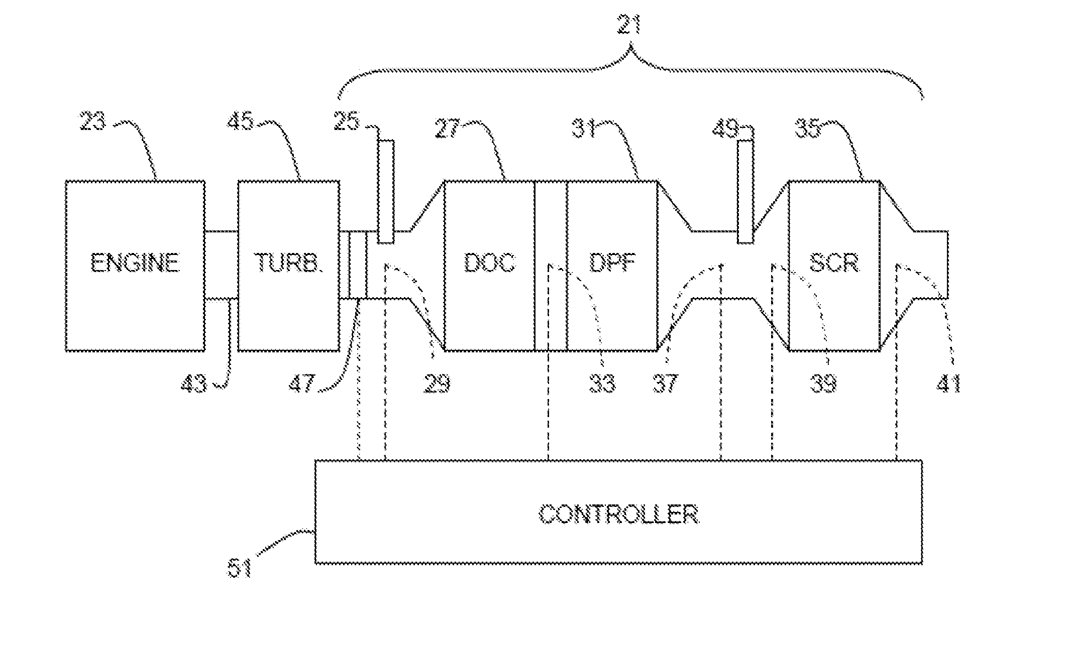 Method for monitoring components in an exhaust after treatment system, an exhaust after treatment system, and a controller for an exhaust after treatment system