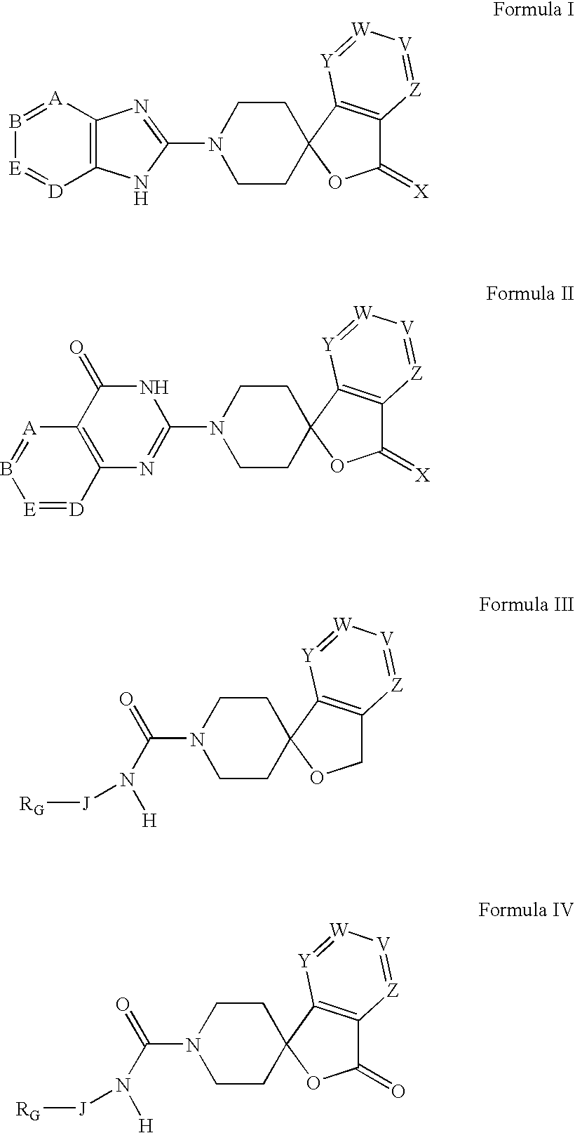 Spiro[isobenzofuran-1,4′-piperidin]-3-ones and 3H-spiroisobenzofuran-1,4′-piperidines