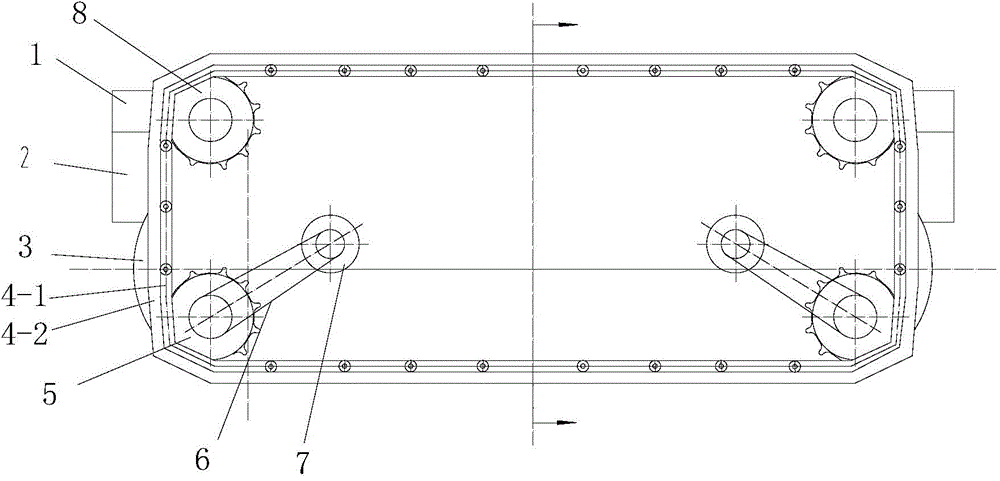 Sealing structure for vacuum compaction road roller