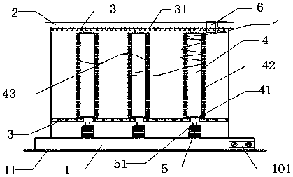 A direction adjusting device for laying cables