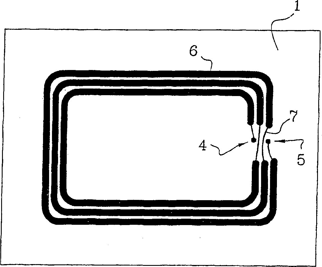 Method for the manufactur of a printed circuit and planar antenna manufactured with this printed circuit