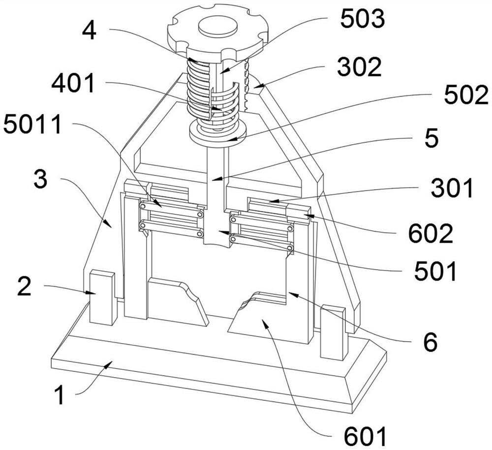 Automatic clamping device for 5G oscillator