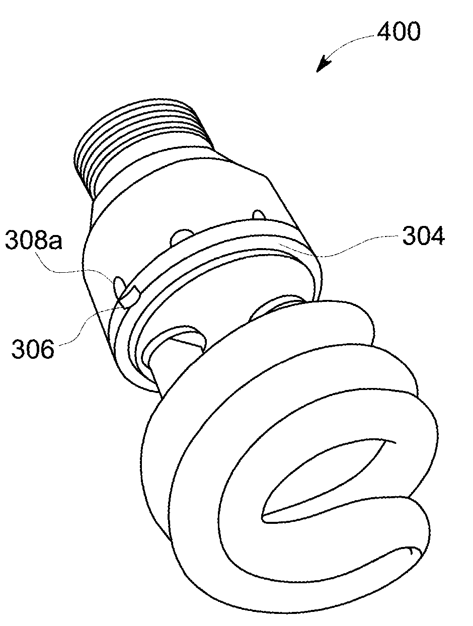 Multi-power level compact fluorescent lamp assembly