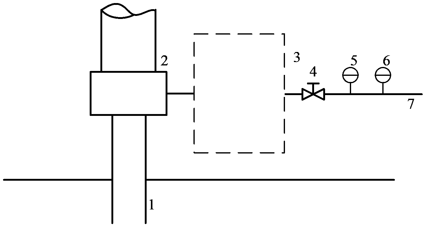 Formation pressure determination method under condition of failure in wall shut-in during blowout