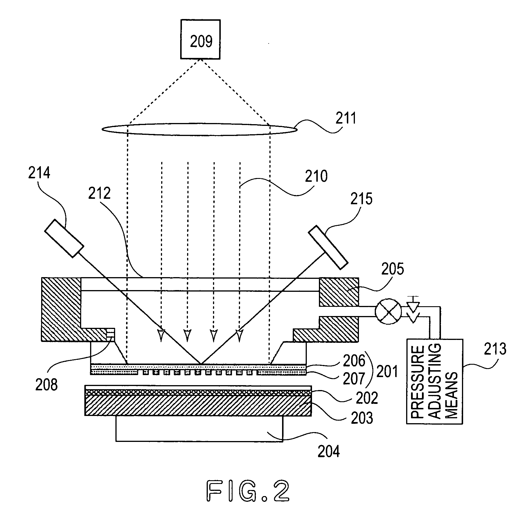 Method of detecting attracting force between substrates, and near-field exposure method and apparatus
