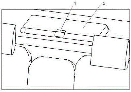 Rear windshield platform integrated refrigerator