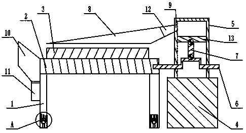A glass surface cleaning mechanism