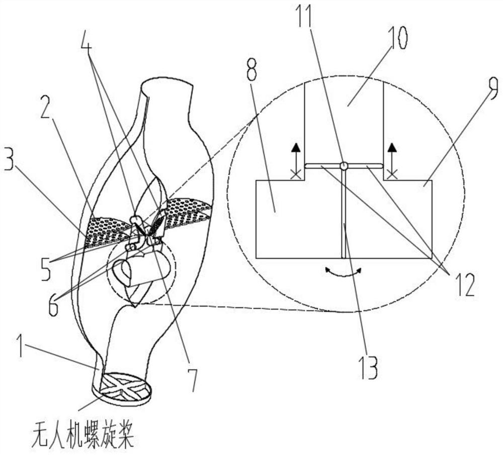 Unmanned aerial vehicle flight anti-collision device