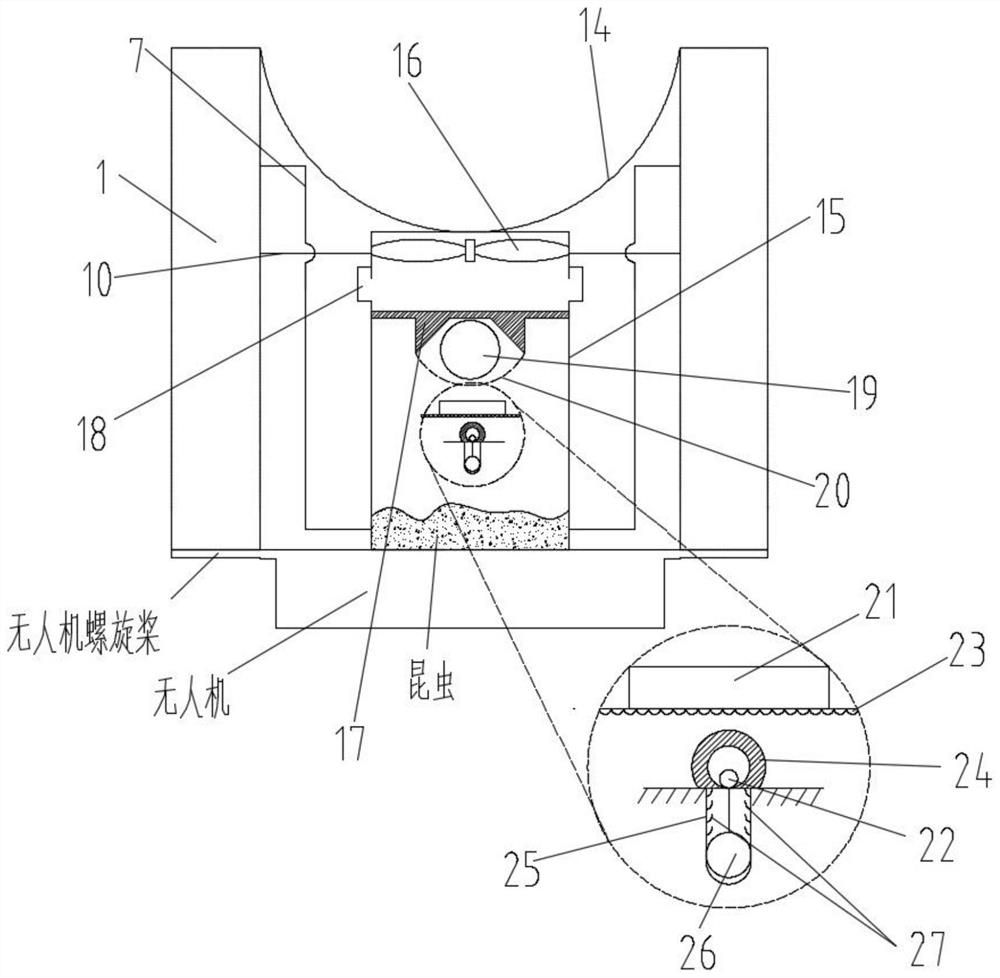 Unmanned aerial vehicle flight anti-collision device