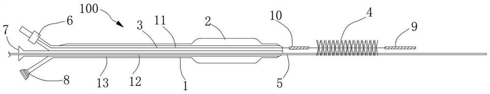 Biliary tract cytology brush based on PTC approach and use method thereof