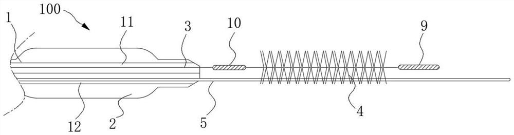 Biliary tract cytology brush based on PTC approach and use method thereof