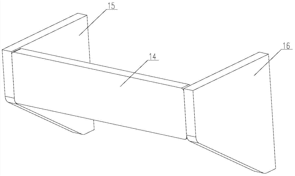 A pole-type support structure earth sensor bracket