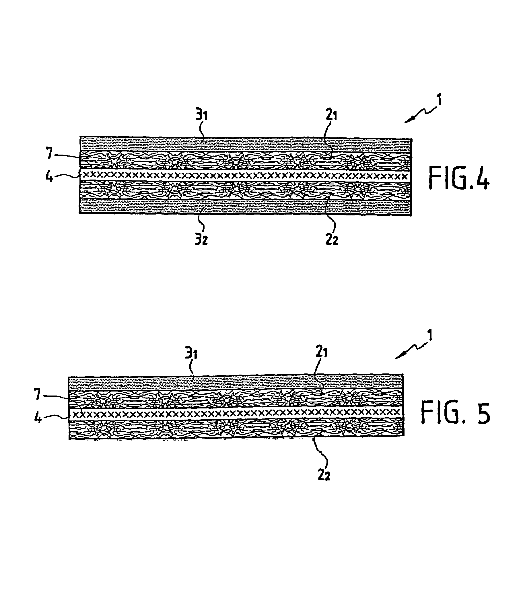 Composite products and molded articles obtained from said products