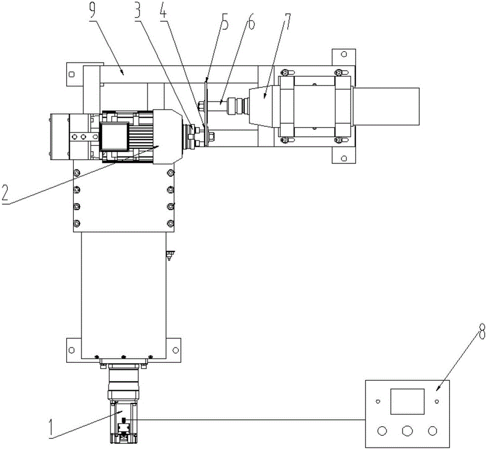 Grinding tool correction mechanism driven by servo motor