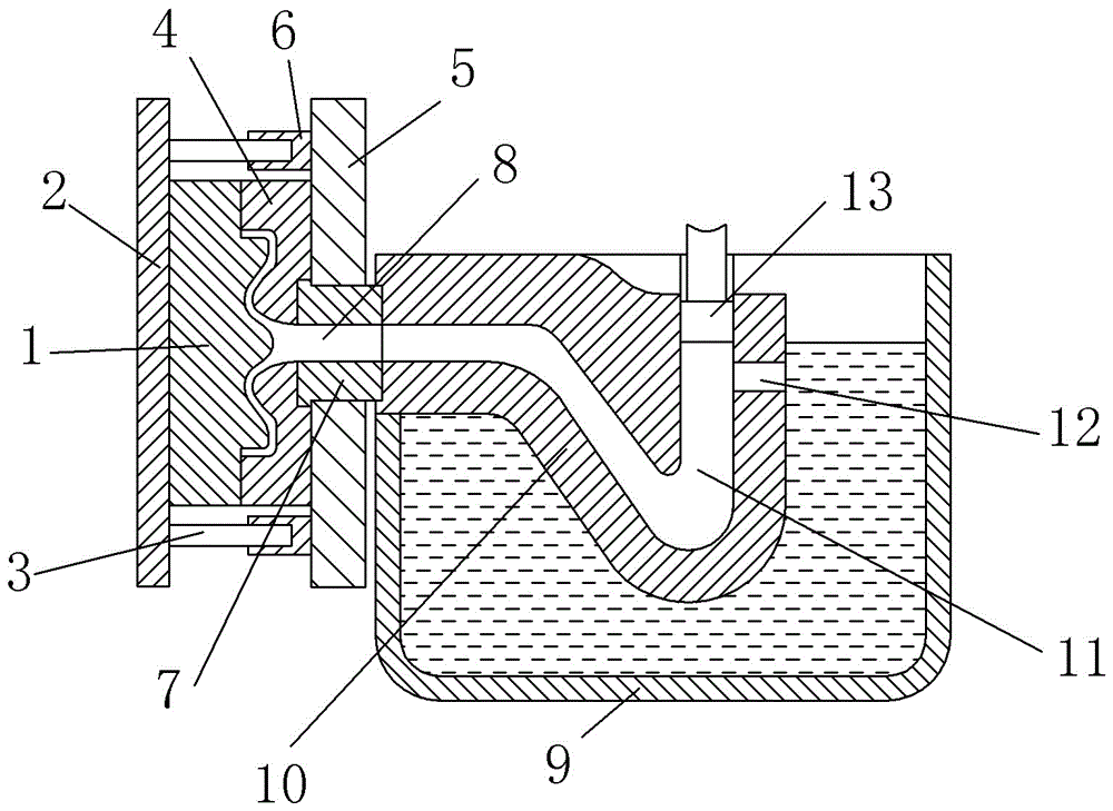 Hot chamber die casting machine with guiding structure