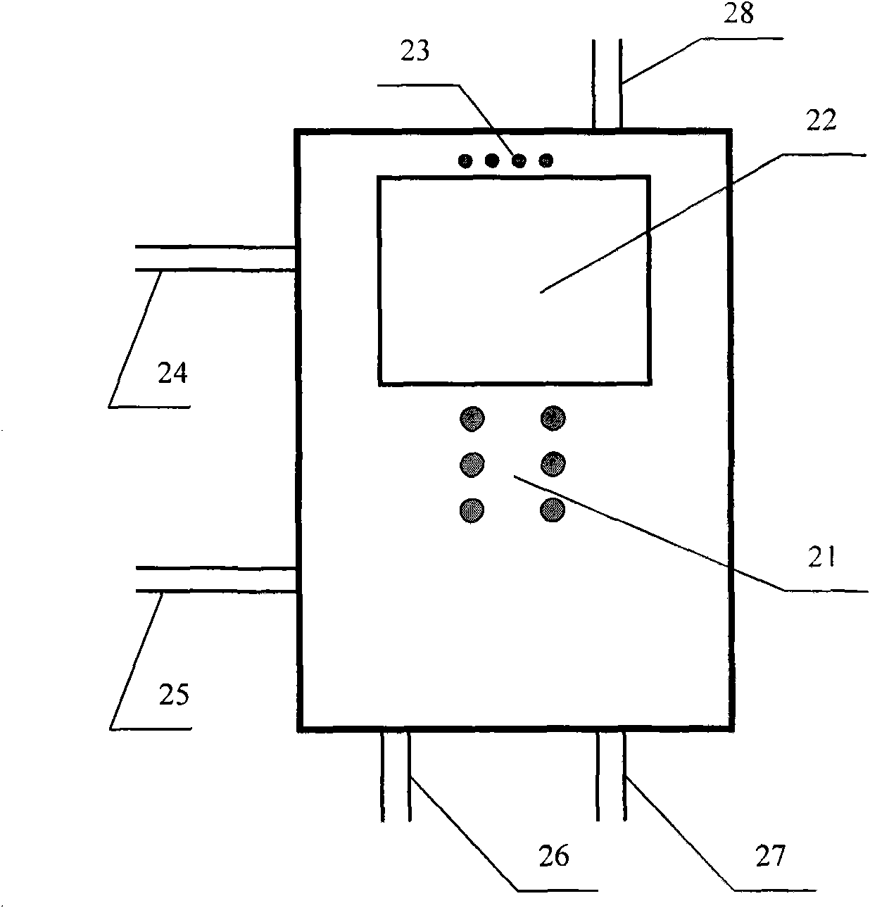 Mine intrinsic safety type automatic drainage and measurement and control protection device