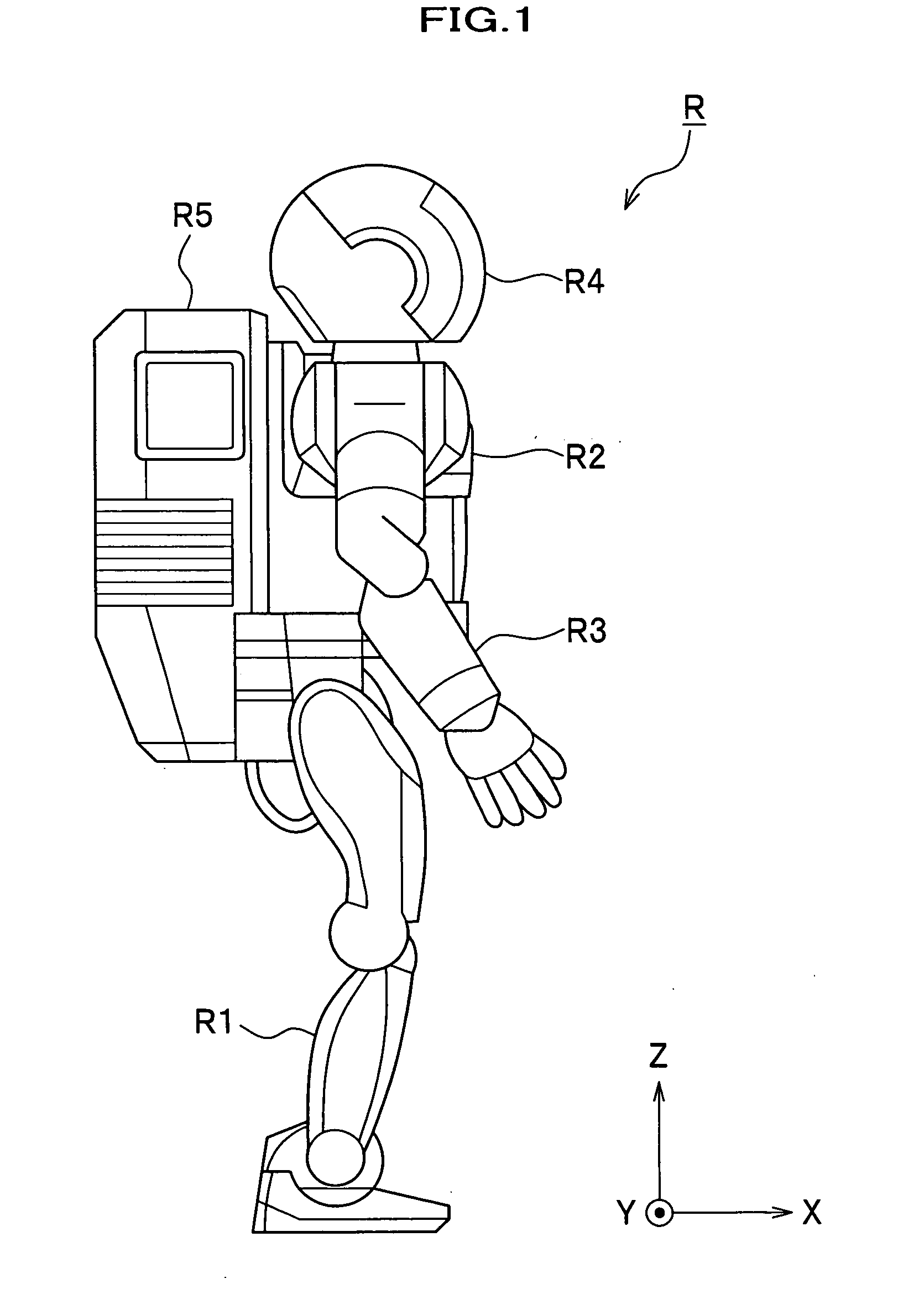 Legged mobile robot controller, legged mobile robot and legged mobile robot control method