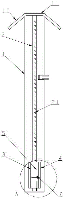 Vertical bicycle parking device