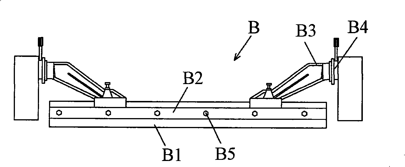 Angle-adjustable scraper device for printing and dyeing mechanism of flat screen printing machine