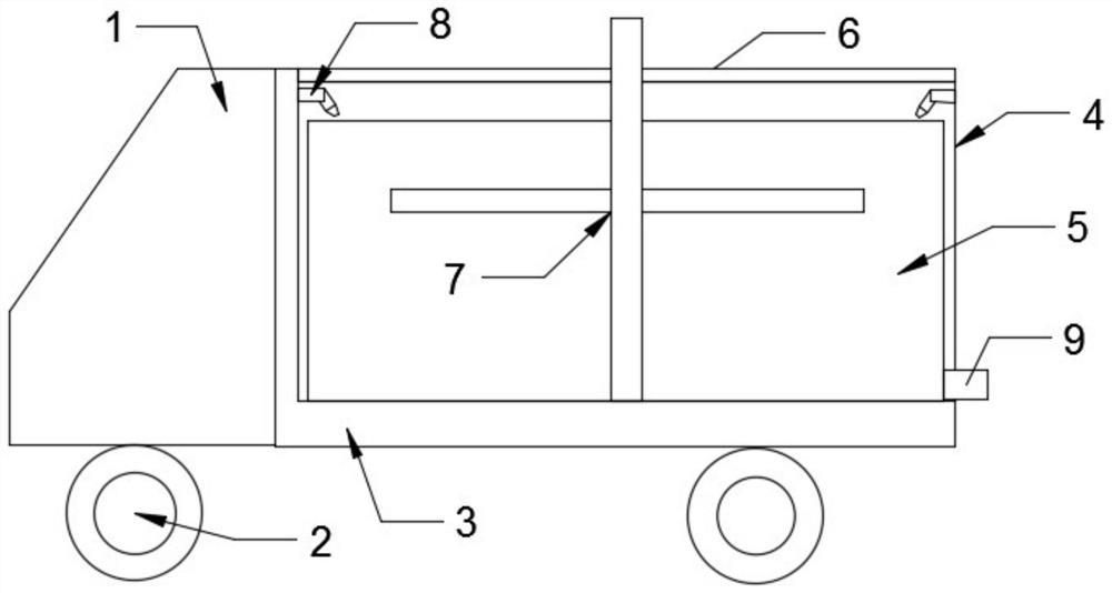 Multifunctional garbage treatment and transportation device