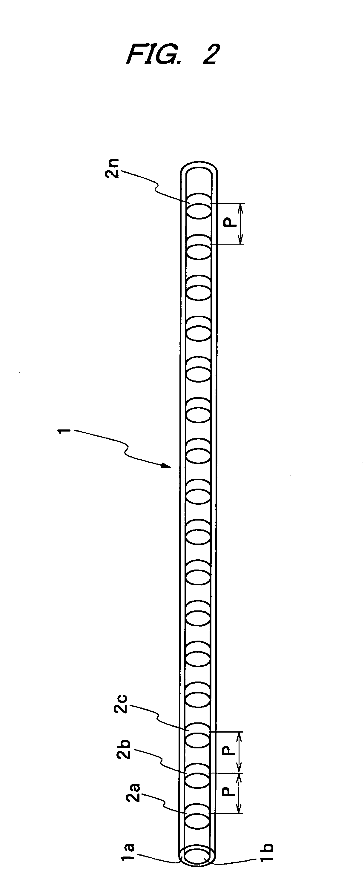 Device for detecting three-dimensional shapes of elongated flexible body