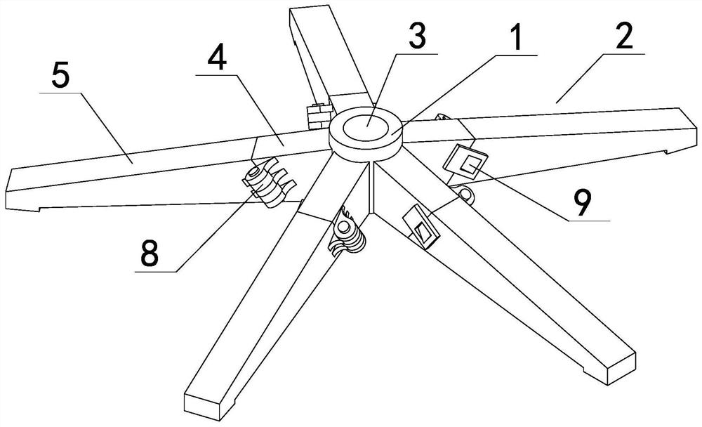 folding support feet