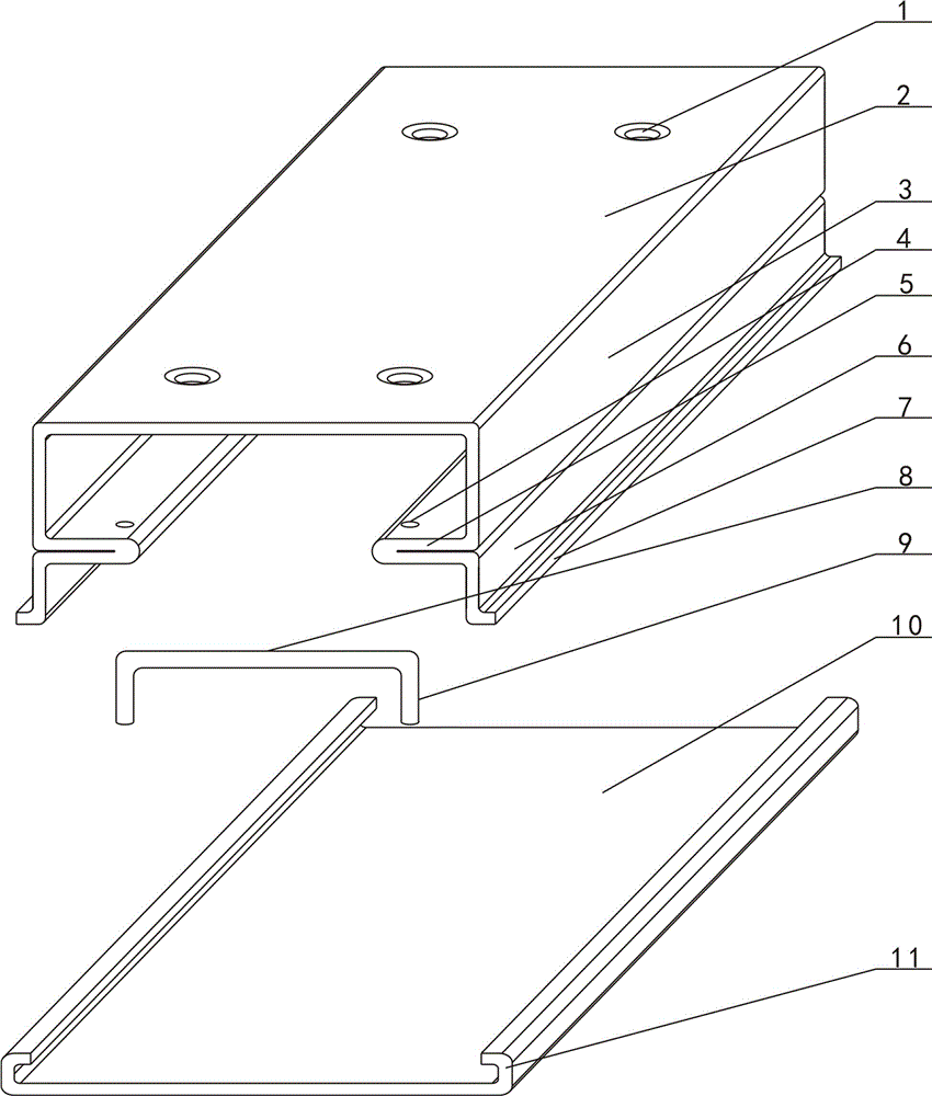 An easy-to-install cable tray