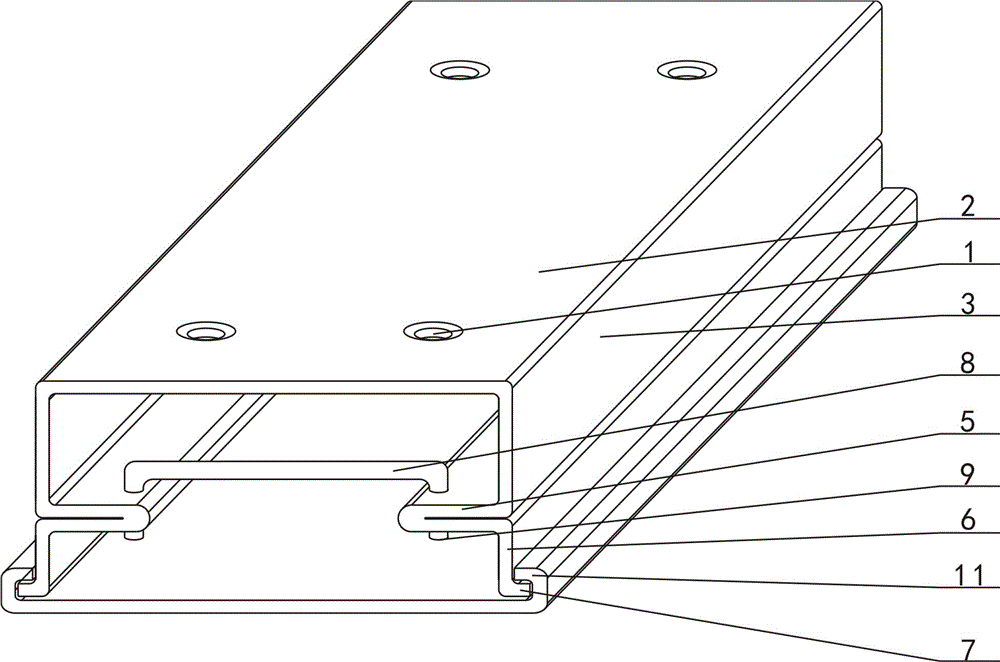 An easy-to-install cable tray