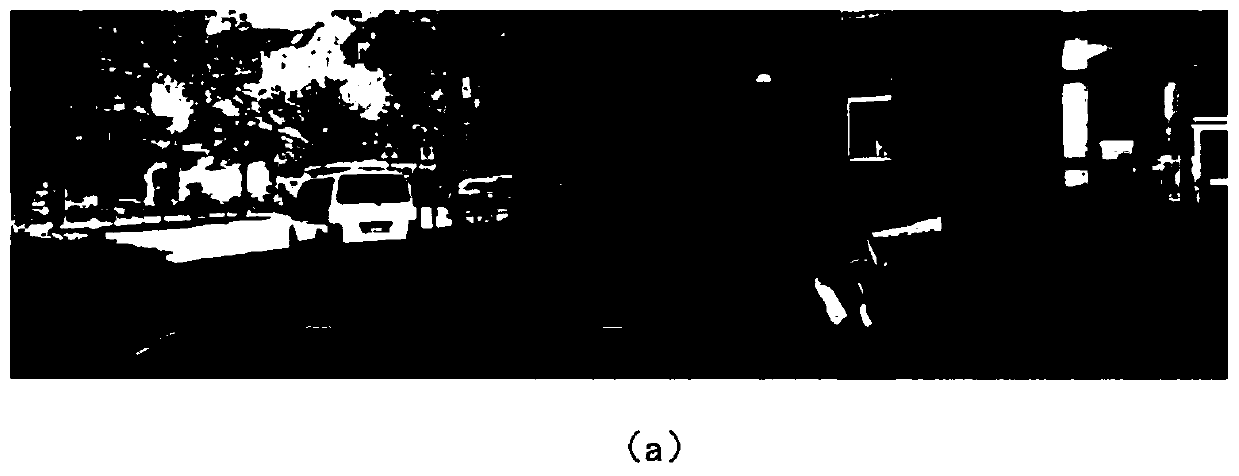 Traveling vehicle vision detection method combining laser point cloud data