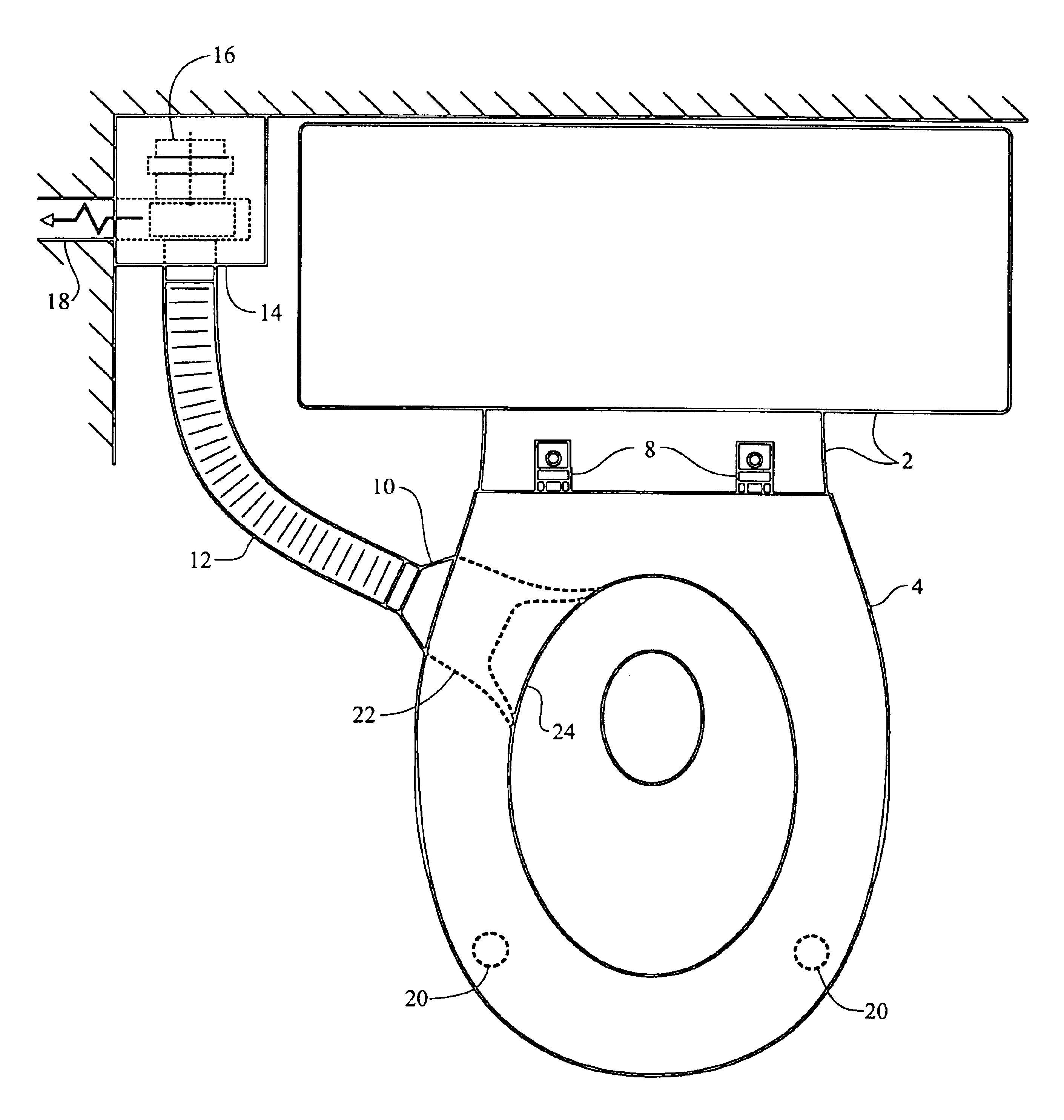 System and method for controlling toilet odors