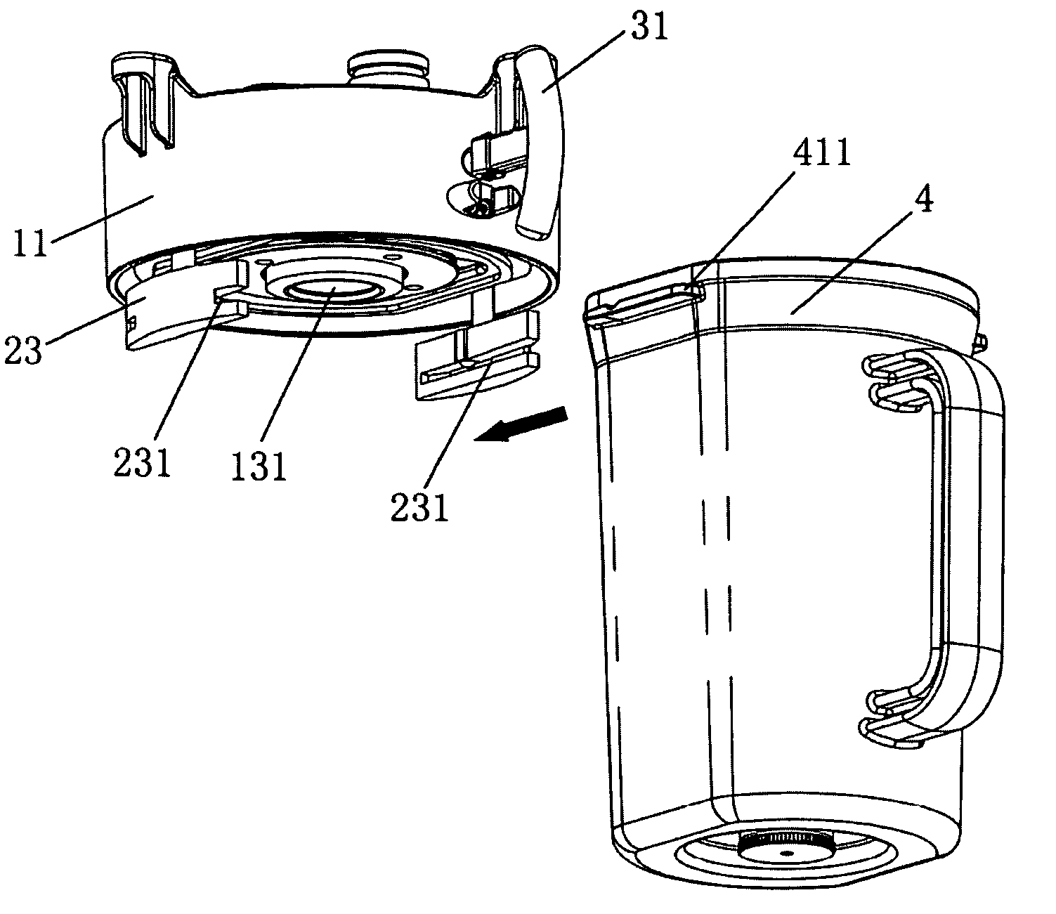 Apparatus for installing or uninstalling carbon dioxide absorbent canister